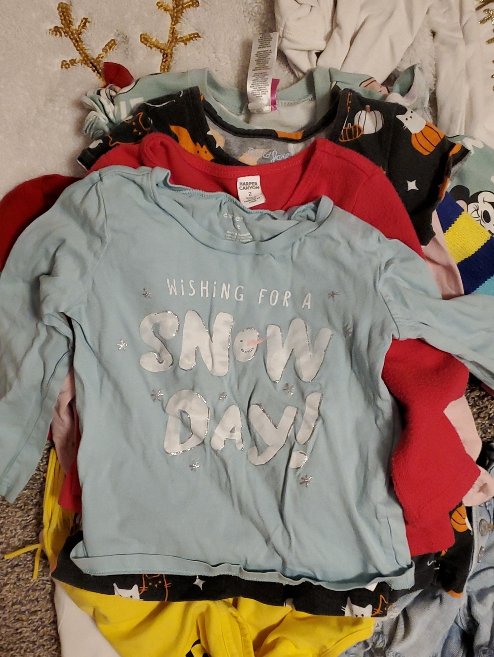 Mixed Girls' Clothing Lot - Multicolor Tops & Shorts - Picture 14 of 16